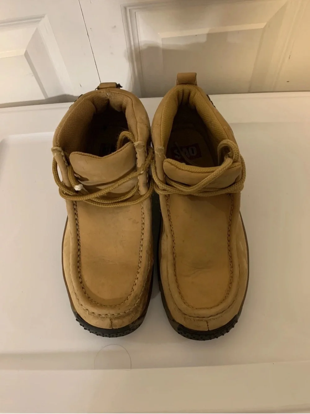 Stacy Adams Tan Chukka Boots Lace-Up Men's Casual